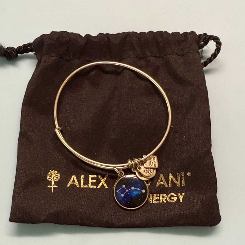 Alex and Ani Silver Bracelet with Little Dipper Charm